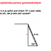 Řešení pravoúhlého trojúhelníku pomocí goniometrických funkcí II